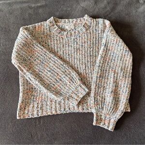 Hippie Rose multicolored cropped sweater